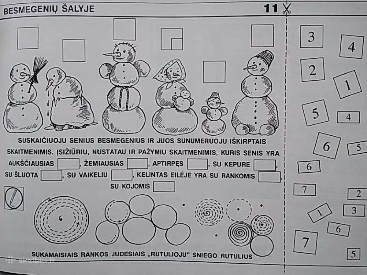 Pratybų knygelė 5-7 metų vaikams - nuotraukos Nr. 3