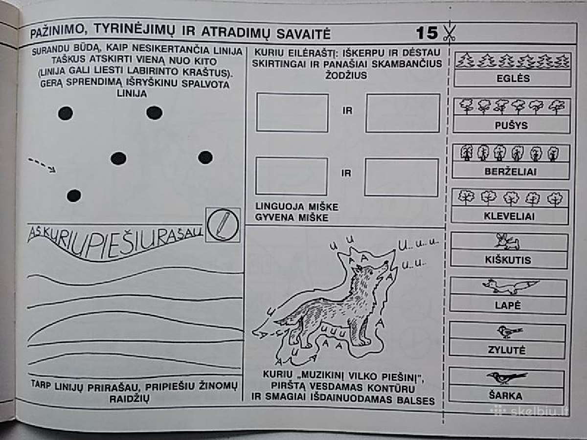 Pratybų knygelė 5-7 metų vaikams - nuotraukos Nr. 6