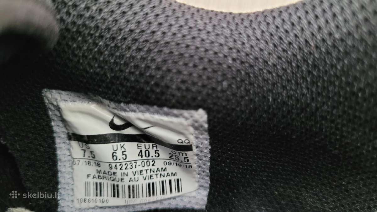 Nike juodi kedai 40.5 dydis - nuotraukos Nr. 5