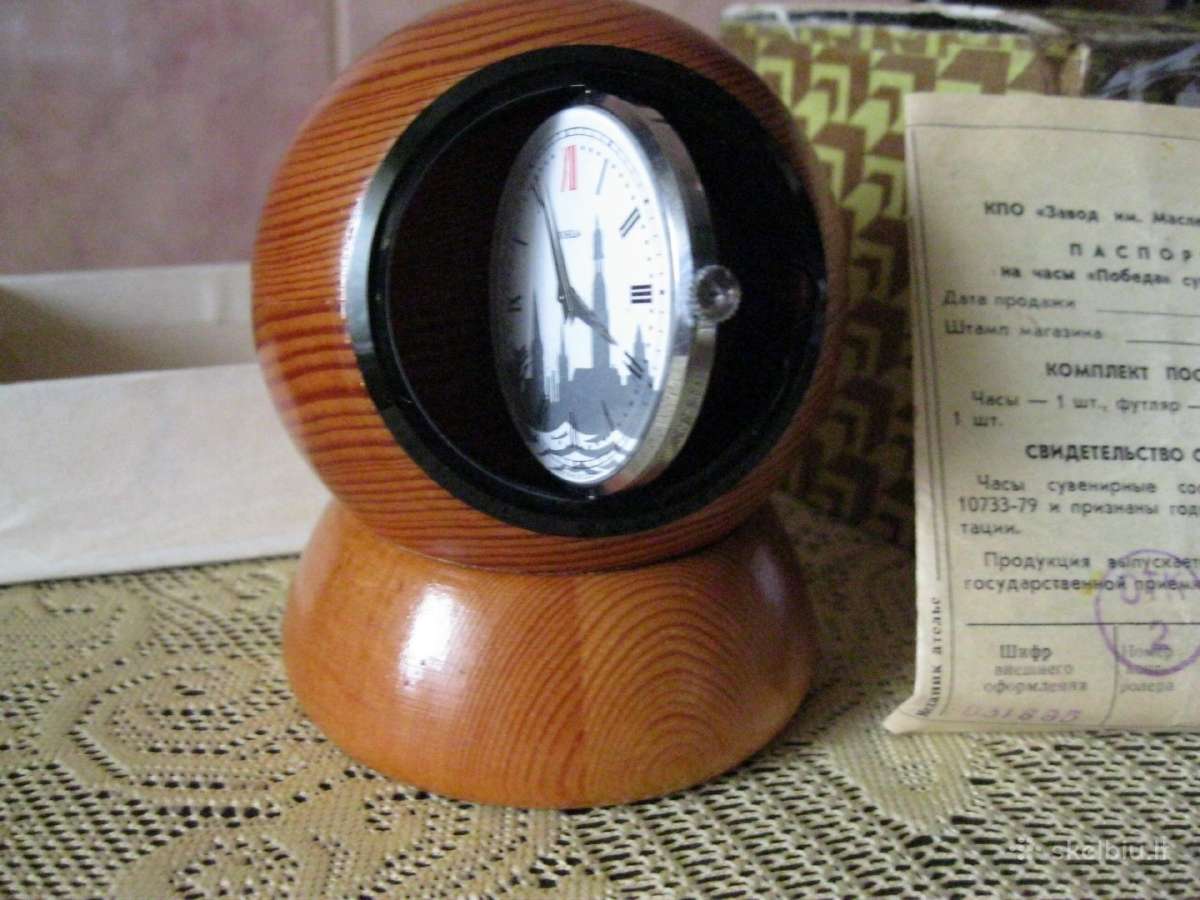 CcCCCP laikrodis Pobeda - labai įdomus Originalas - nuotraukos Nr. 7