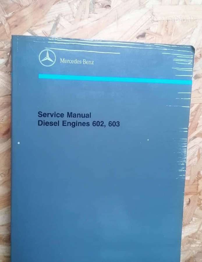Mercedez Benz service manual Diesel 602, 603 - nuotraukos Nr. 2