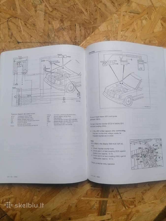 Mercedez Benz service manual Diesel 602, 603 - nuotraukos Nr. 6