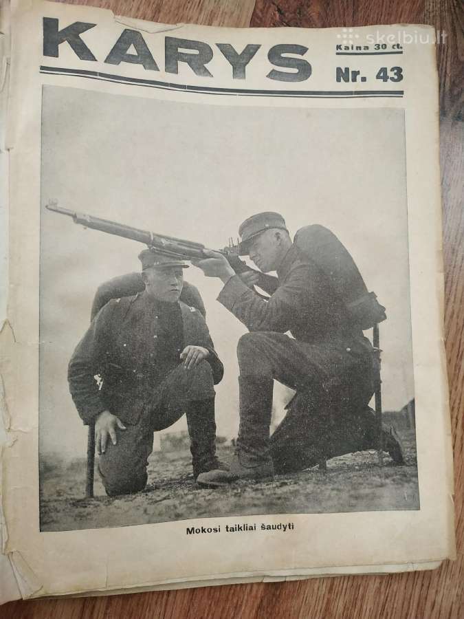 Laikraštis Karys 1933 metų - nuotraukos Nr. 2