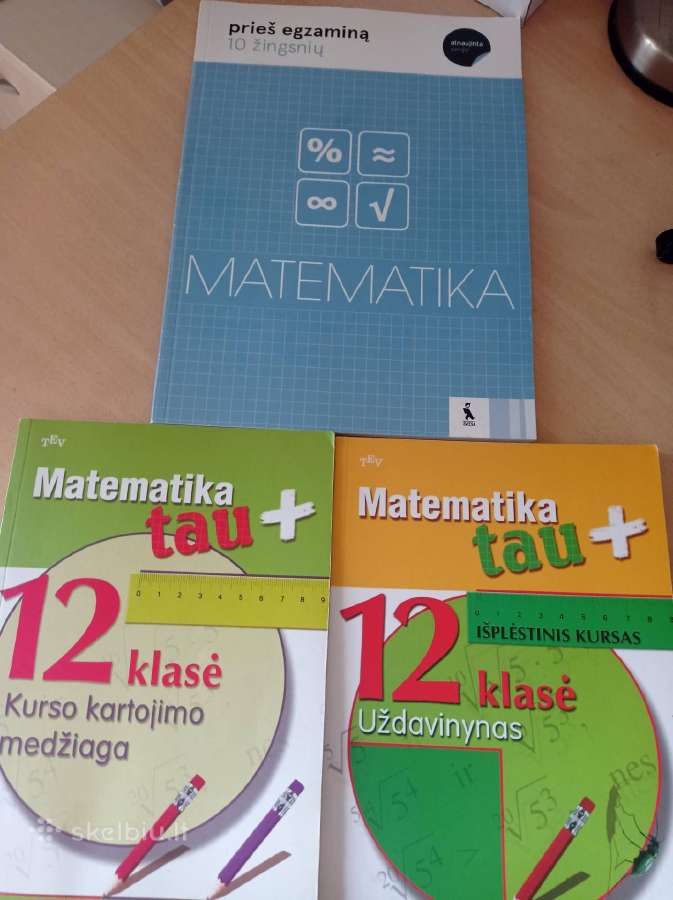 Matematikos vadovėliai prieš egzaminą - nuotraukos Nr. 3