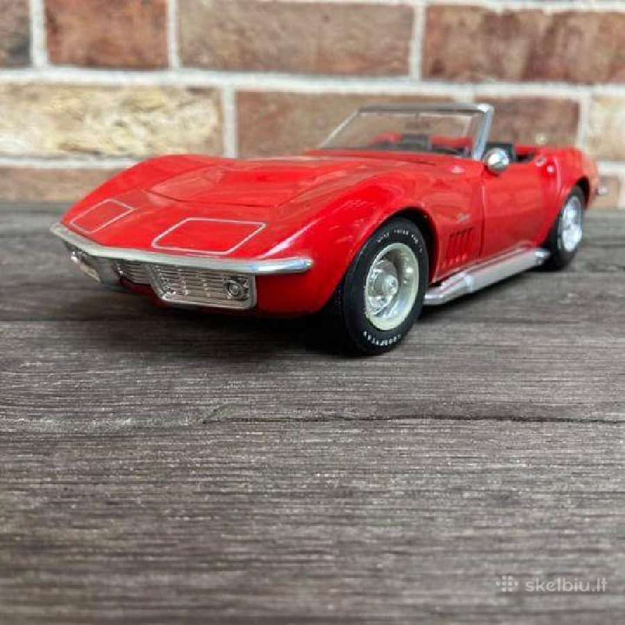 Chevrolet Corvette 1969 1:18 modelis diecast - nuotraukos Nr. 2