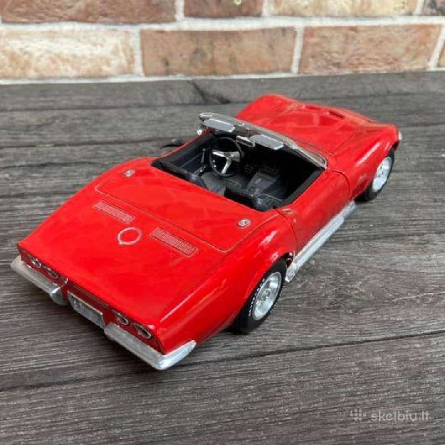 Chevrolet Corvette 1969 1:18 modelis diecast - nuotraukos Nr. 6