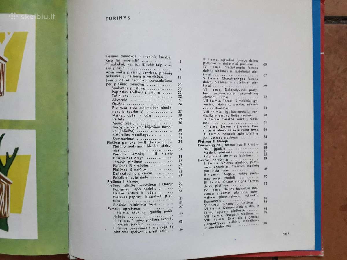 D. Narvydaitė "Piešimo mokymas I-III klasei" 1975 - nuotraukos Nr. 11