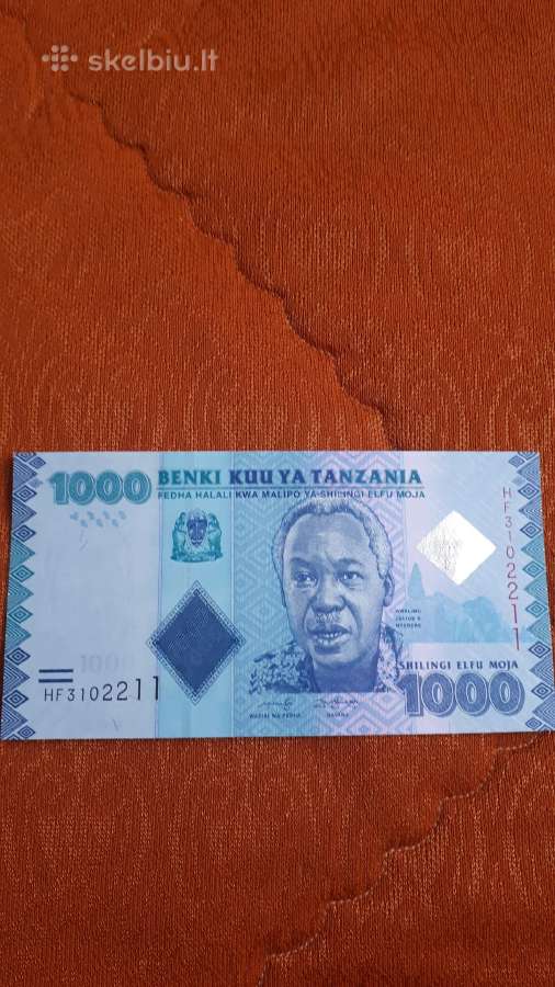 Tanzanija 1000 Šilingų 2019m. Unc