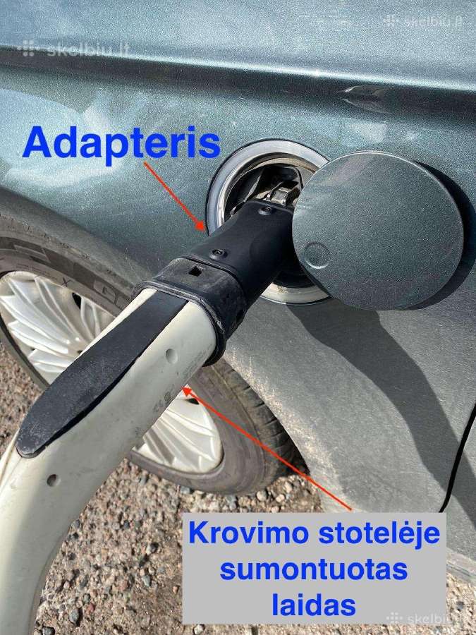 Naujas Type 2 į Type 1 J1772 adapteris 32a - nuotraukos Nr. 5