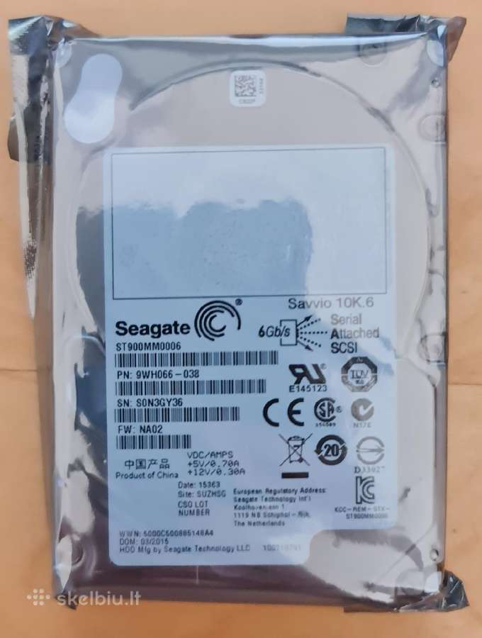 2.5" 146gb 1tb 1.2tb 1.8tb 2tb 2.4tb Sas HDD Sshd - nuotraukos Nr. 8