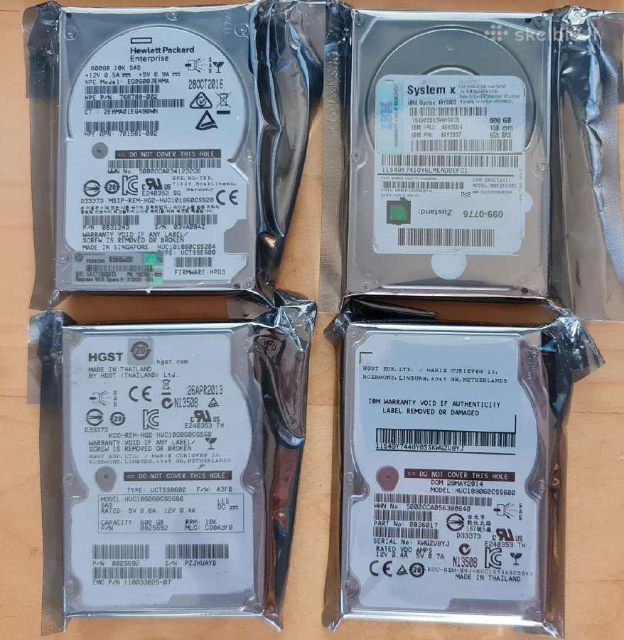 2.5" 146gb 1tb 1.2tb 1.8tb 2tb 2.4tb Sas HDD Sshd