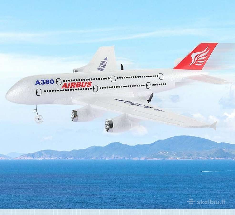Žaislinis lėktuvas – Airbus A380 Boeing 747 su pul - nuotraukos Nr. 5