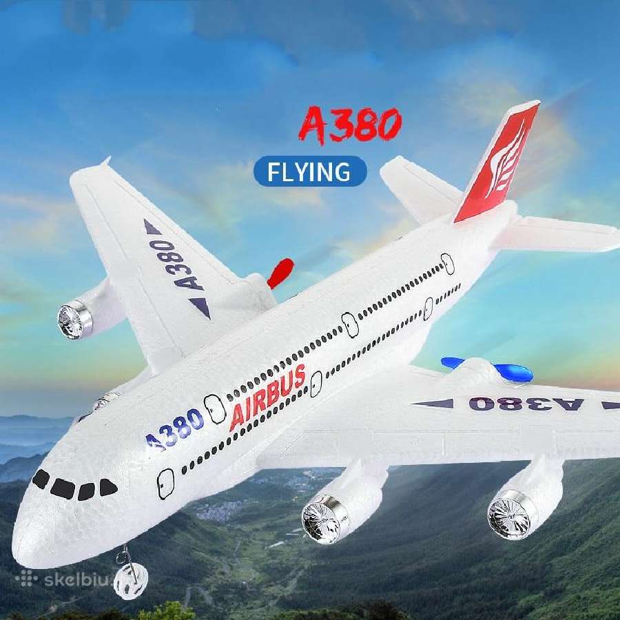 Žaislinis lėktuvas – Airbus A380 Boeing 747 su pul - nuotraukos Nr. 4