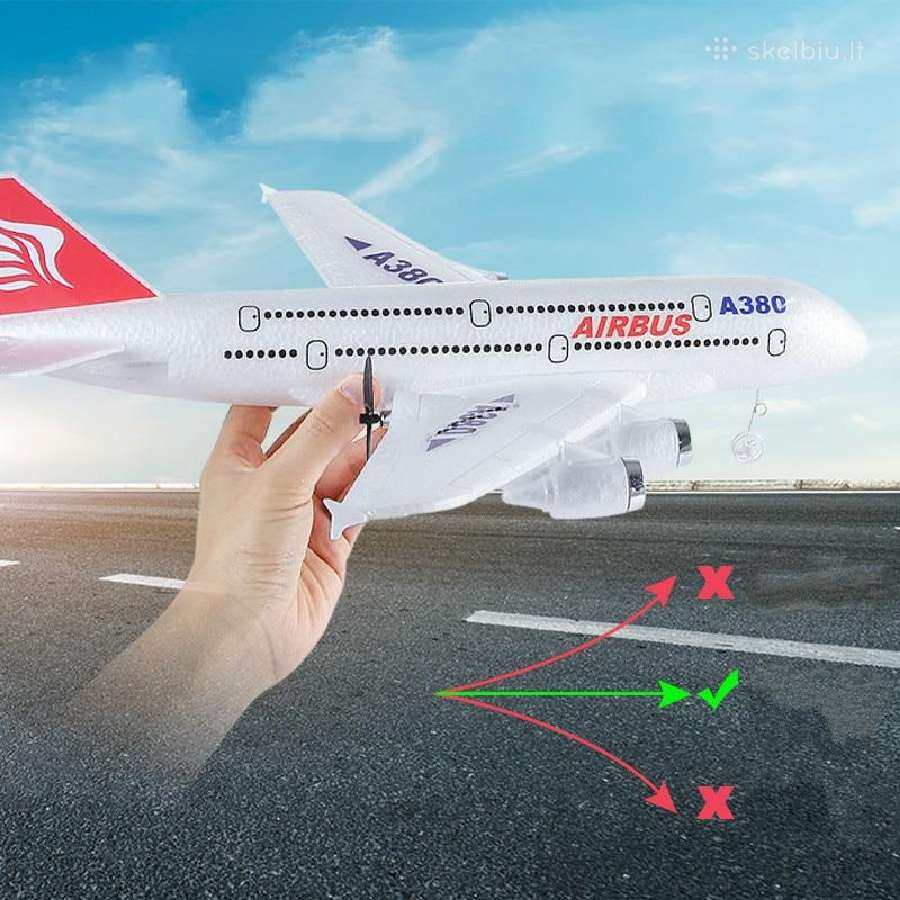 Žaislinis lėktuvas – Airbus A380 Boeing 747 su pul - nuotraukos Nr. 11