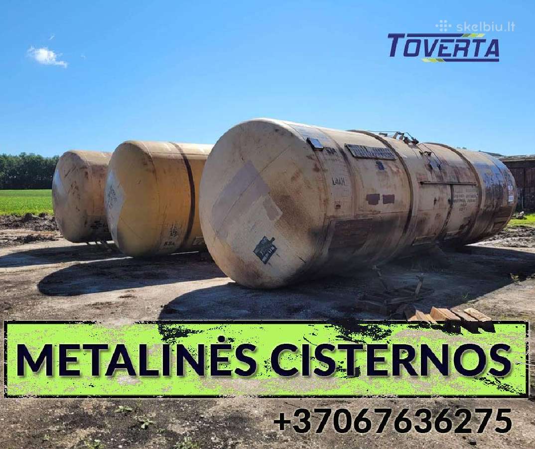 Metalinės cisternos/traukinio cisterna 73m3 talpa - nuotraukos Nr. 2