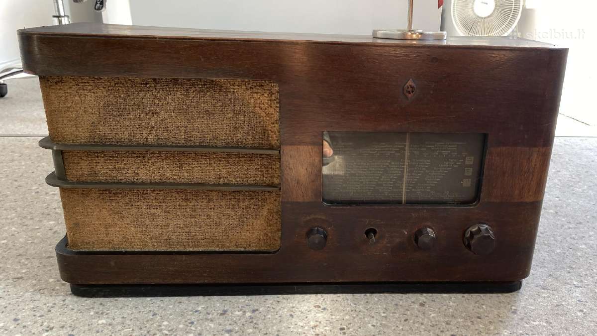 Antikvarine 1938m Senovine Radija Siera S 21 B - nuotraukos Nr. 3