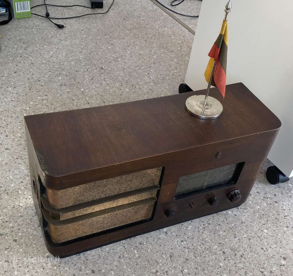 Antikvarine 1938m Senovine Radija Siera S 21 B - nuotraukos Nr. 19