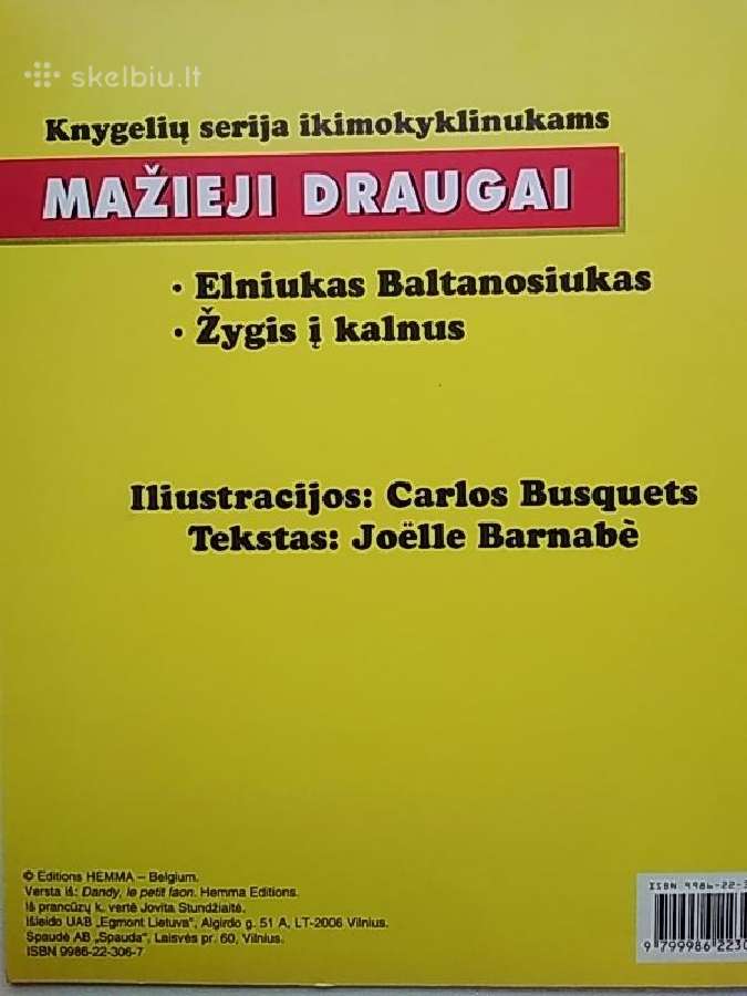 J. Barnabe ''Elniukas Baltanosiukas'' - nuotraukos Nr. 2
