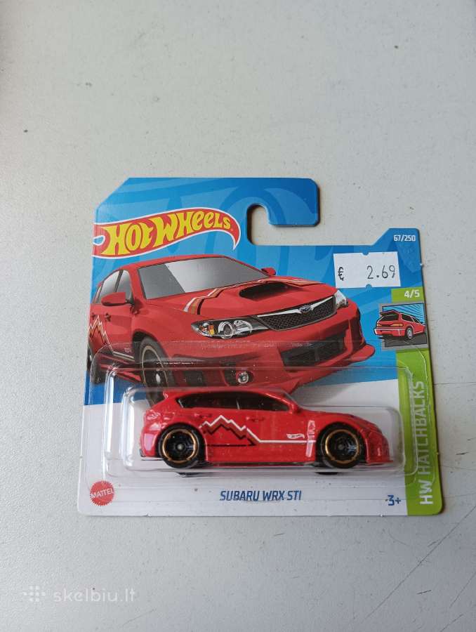 Hot Wheels Subaru modeliukas