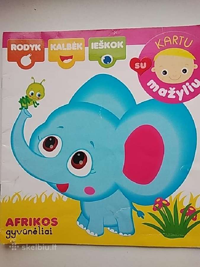 Kartu su mažyliu. Afrikos gyvūnėliai