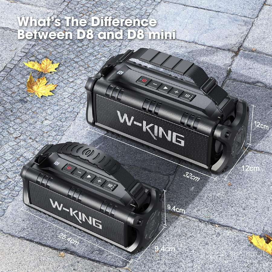 W-king nešiojamos Bluetooth kolonėlės - nuotraukos Nr. 6