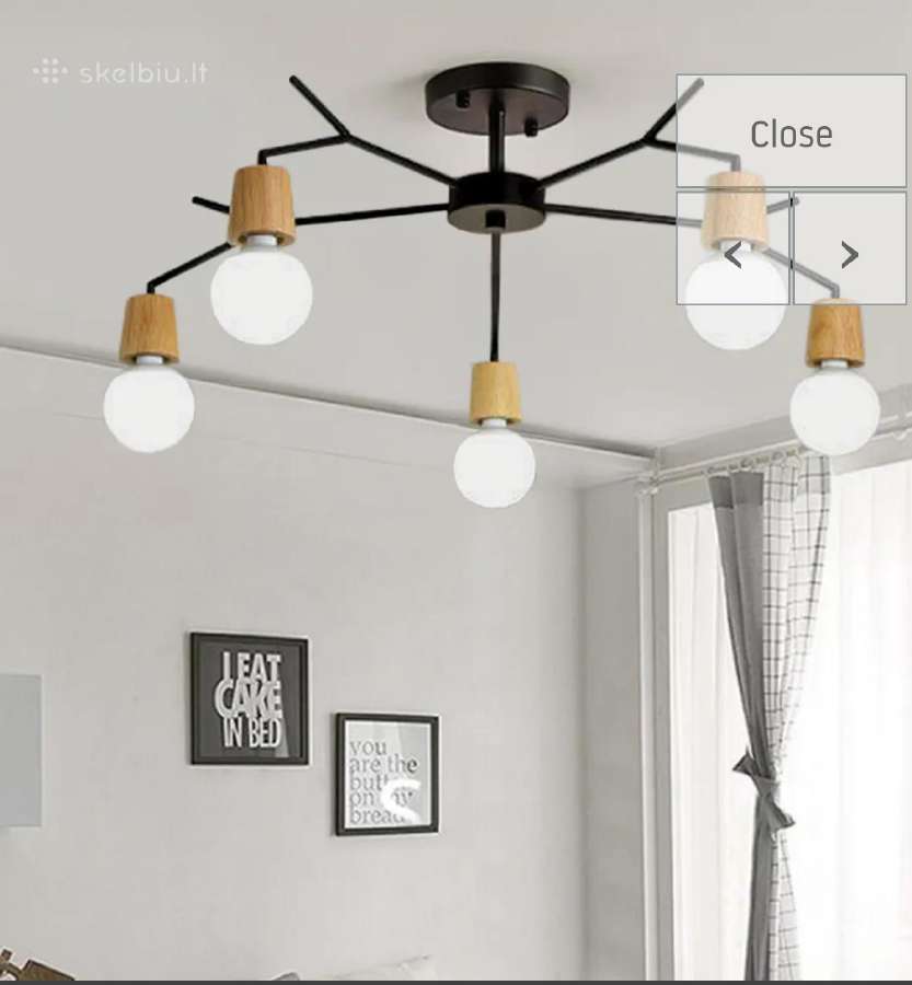 Minimalistinis šviestuvas