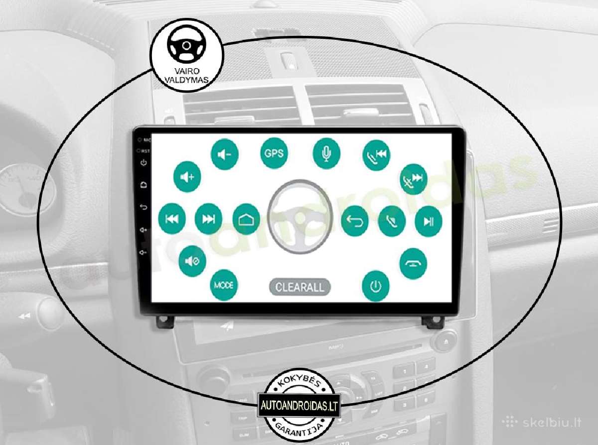 Peugeot 407 Android multimedia Usb/GPS/WiFi/bt/9" - nuotraukos Nr. 12