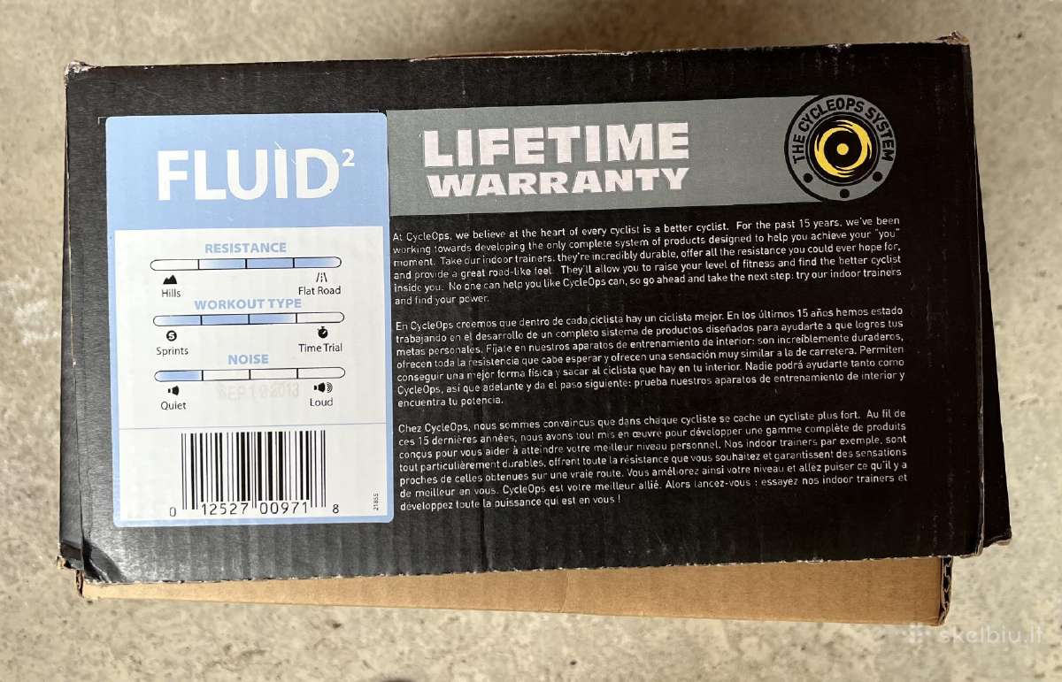 Cycleops Fluid 2 indoor trainer treniruoklis
