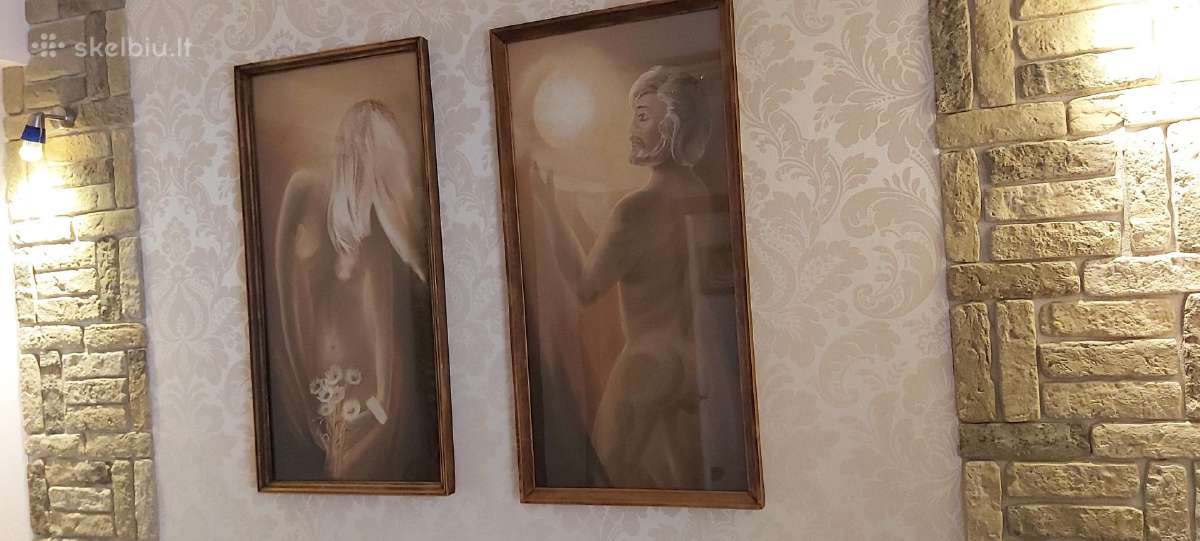 Du paveikslai. Pastelė. - nuotraukos Nr. 2