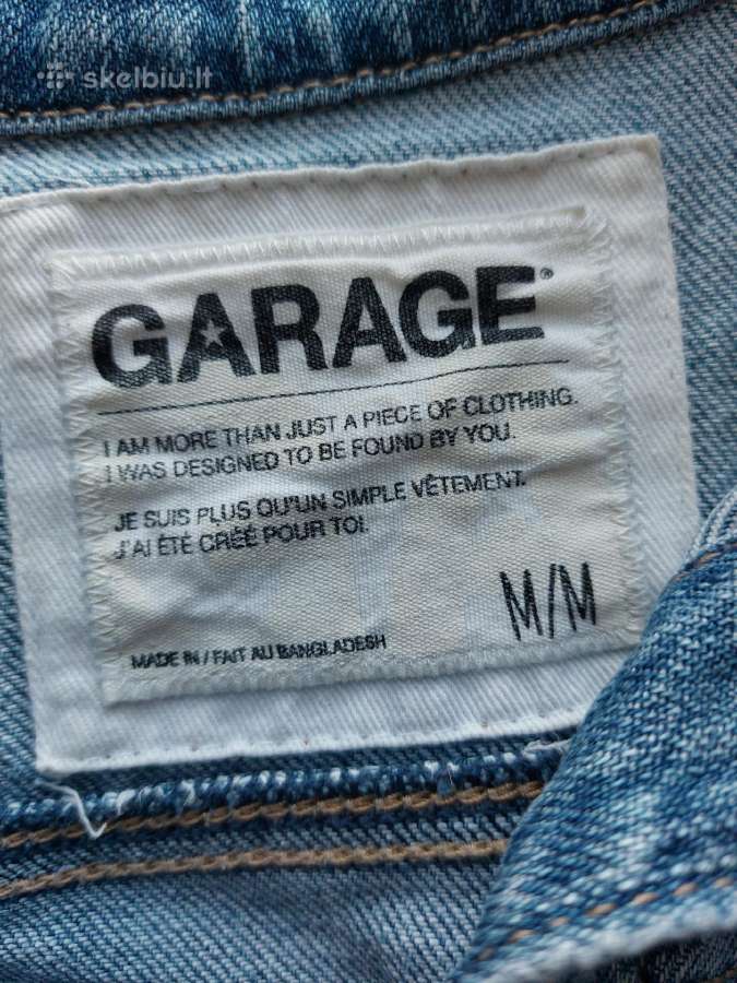 M dydžio džinsinė striukė Garage gamintojo - nuotraukos Nr. 6