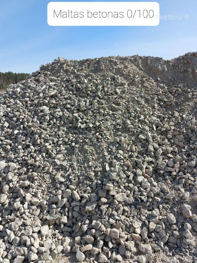 Ekskavatorius nuoma žvyras smėlis juodžemis skalda - nuotraukos Nr. 26