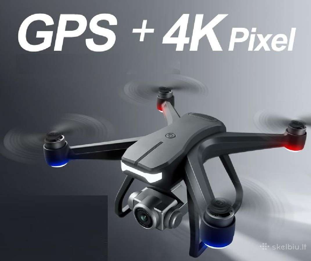 Wisex dronas su dviejomis kameromis 8k, GPS ir Wif - nuotraukos Nr. 3