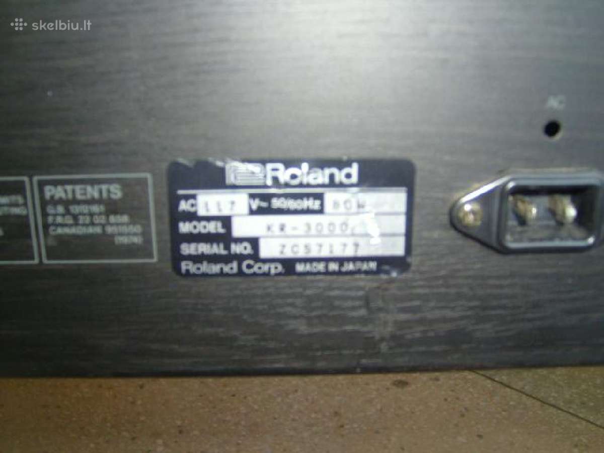 Roland Kr-3000 - nuotraukos Nr. 10
