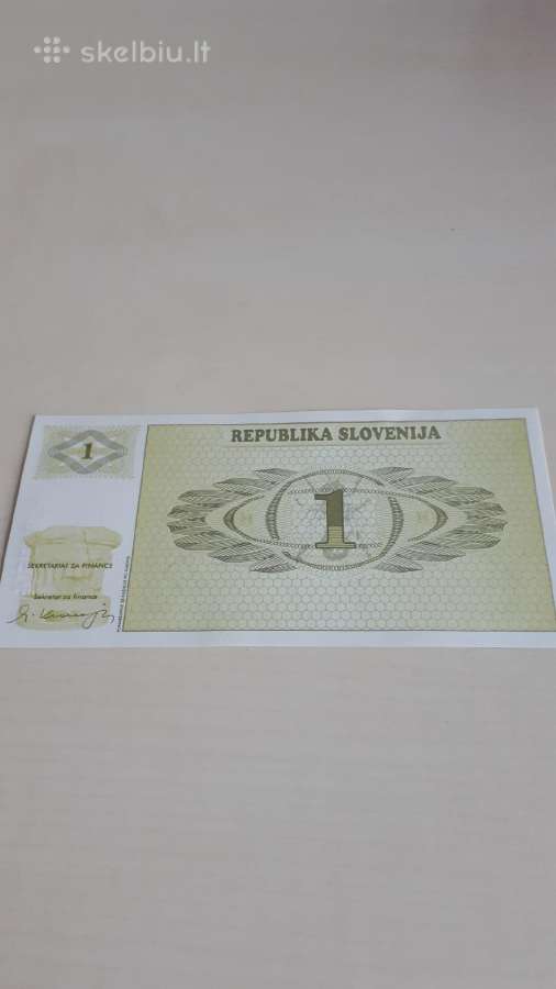 Slovėnija 1 Tolaras 1990m. Unc - nuotraukos Nr. 2