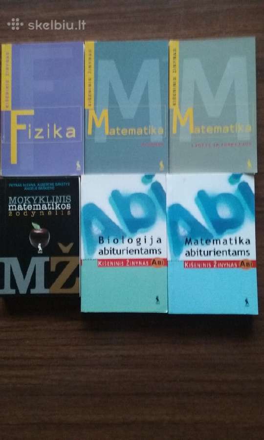 Įvairūs vadovėliai ir kitos knygos