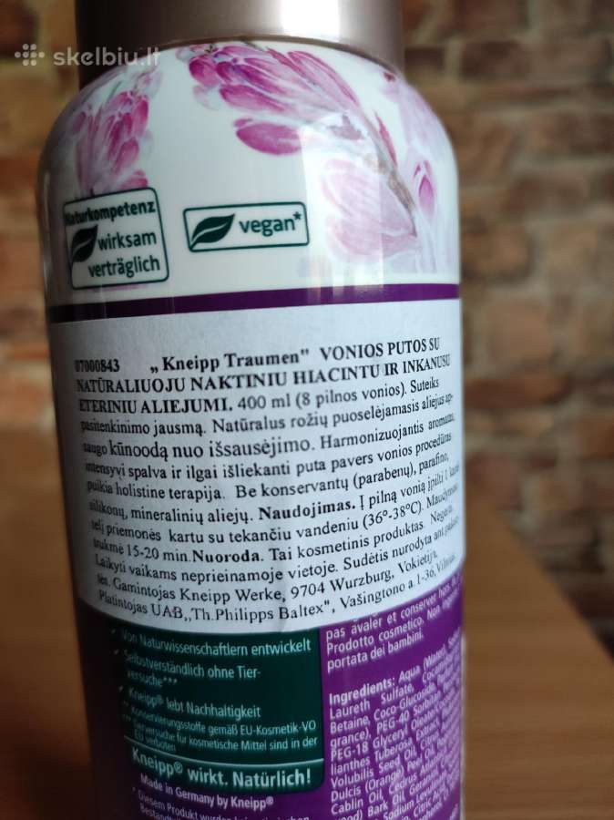 Kneipp vonios putos 400 ml - nuotraukos Nr. 2