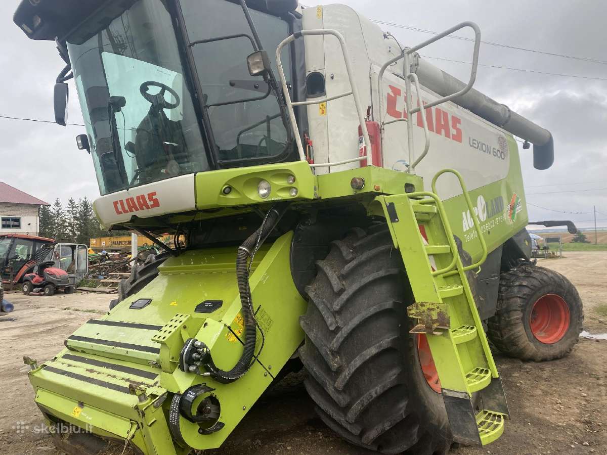 Kombainas Claas Lexion 600 Ardomas Dalimis