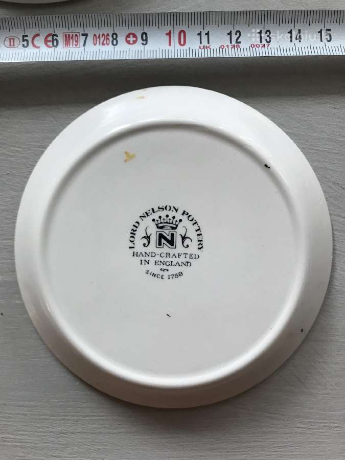 Lėkštės Lord Nelson Pottery - nuotraukos Nr. 6