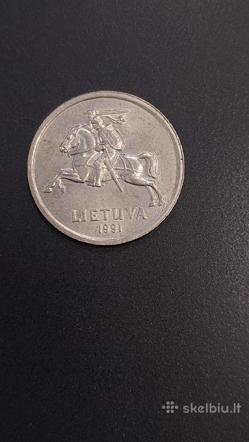 2 litai 1991 metų - nuotraukos Nr. 2