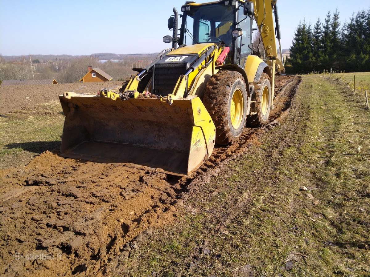 Ekskavatoriaus krautuvo nuoma (Cat 444f2) Molėtai - nuotraukos Nr. 5