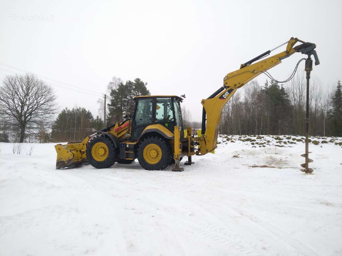 Ekskavatoriaus krautuvo nuoma (Cat 444f2) Molėtai - nuotraukos Nr. 6