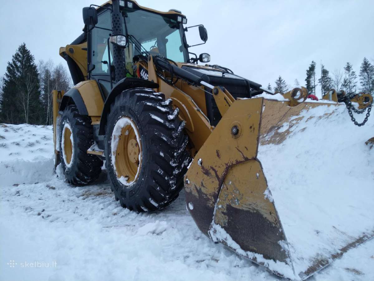 Ekskavatoriaus krautuvo nuoma (Cat 444f2) Molėtai - nuotraukos Nr. 8