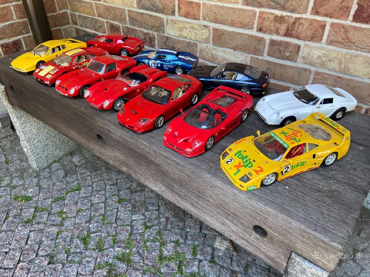 1:18 modeliai Ferrari kolekciniai įvairūs - nuotraukos Nr. 4