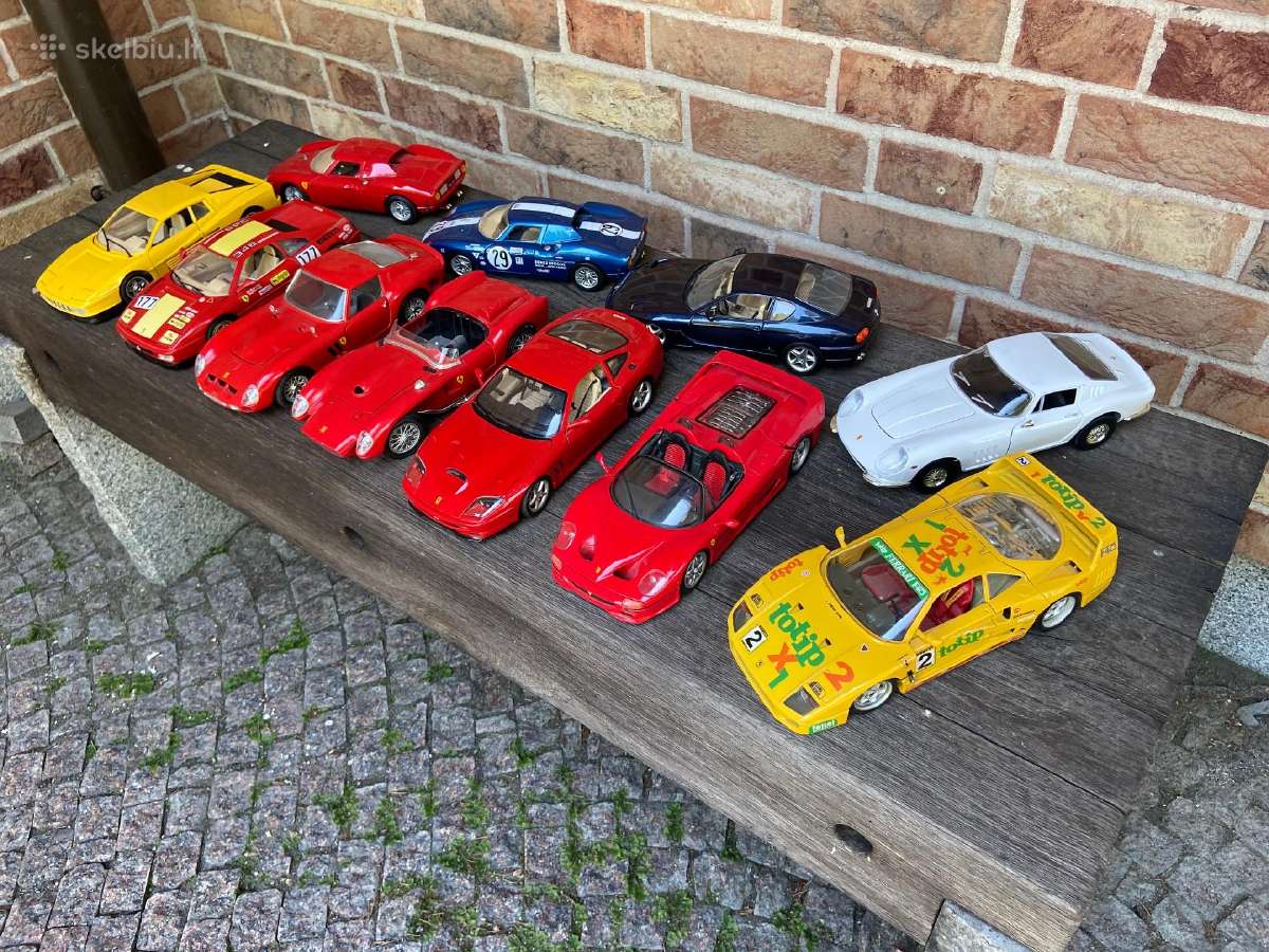 1:18 modeliai Ferrari kolekciniai įvairūs - nuotraukos Nr. 5