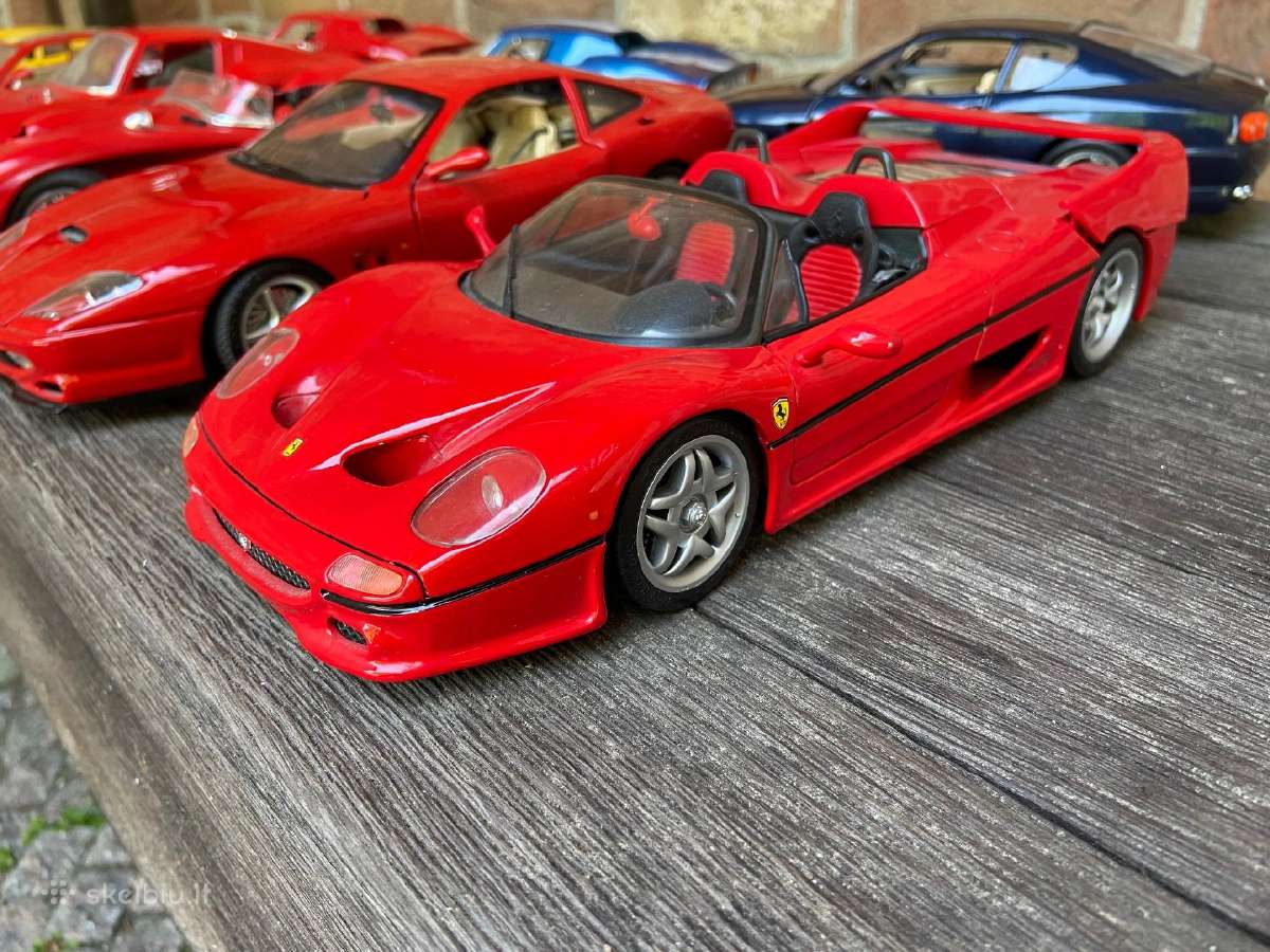 1:18 modeliai Ferrari kolekciniai įvairūs - nuotraukos Nr. 7