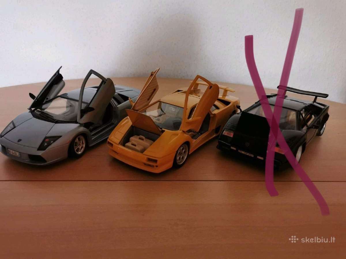 1:18 modeliai Lamborghini Diablo ir Murcielago - nuotraukos Nr. 2