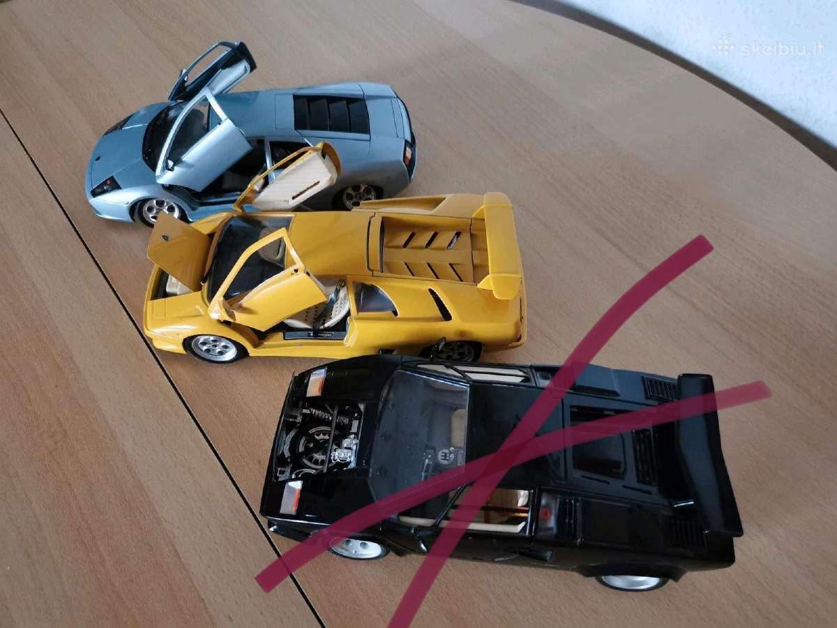 1:18 modeliai Lamborghini Diablo ir Murcielago - nuotraukos Nr. 3
