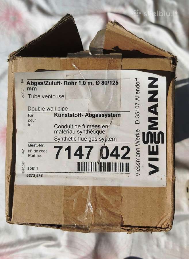 Dūmtraukis Dujiniam Katilui Viessmann Vitodens - nuotraukos Nr. 5