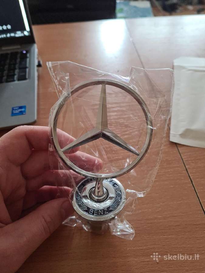 Mercedes benz ženklas ženkliukas emblema žvaidgždė - nuotraukos Nr. 3