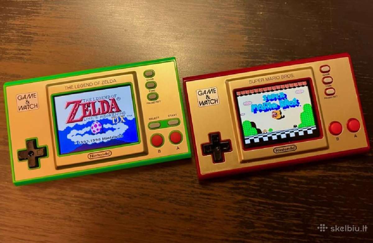 Nintendo Game & Watch (Mario, Zelda): patobulintas
